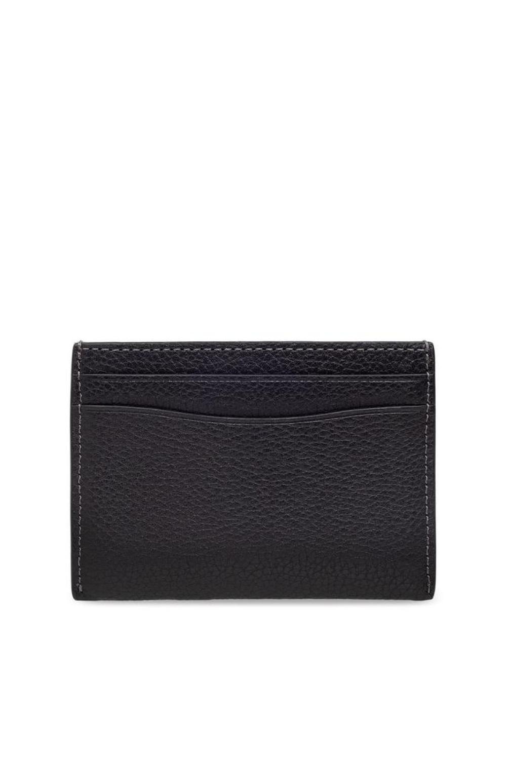 Coach Logo Plaque Card Case
