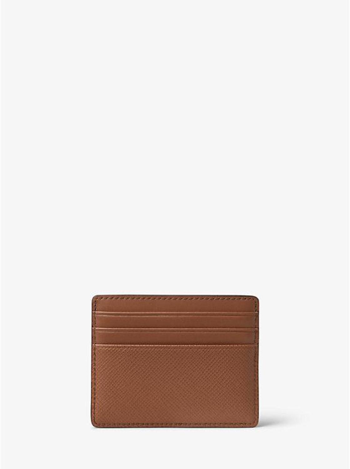 Harrison Crossgrain Leather Tall Card Case