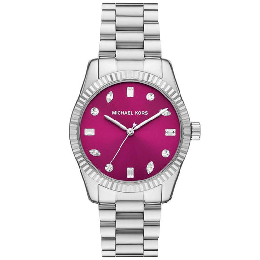 Women's Lexington Three-Hand Silver-Tone Stainless Steel Watch 38mm