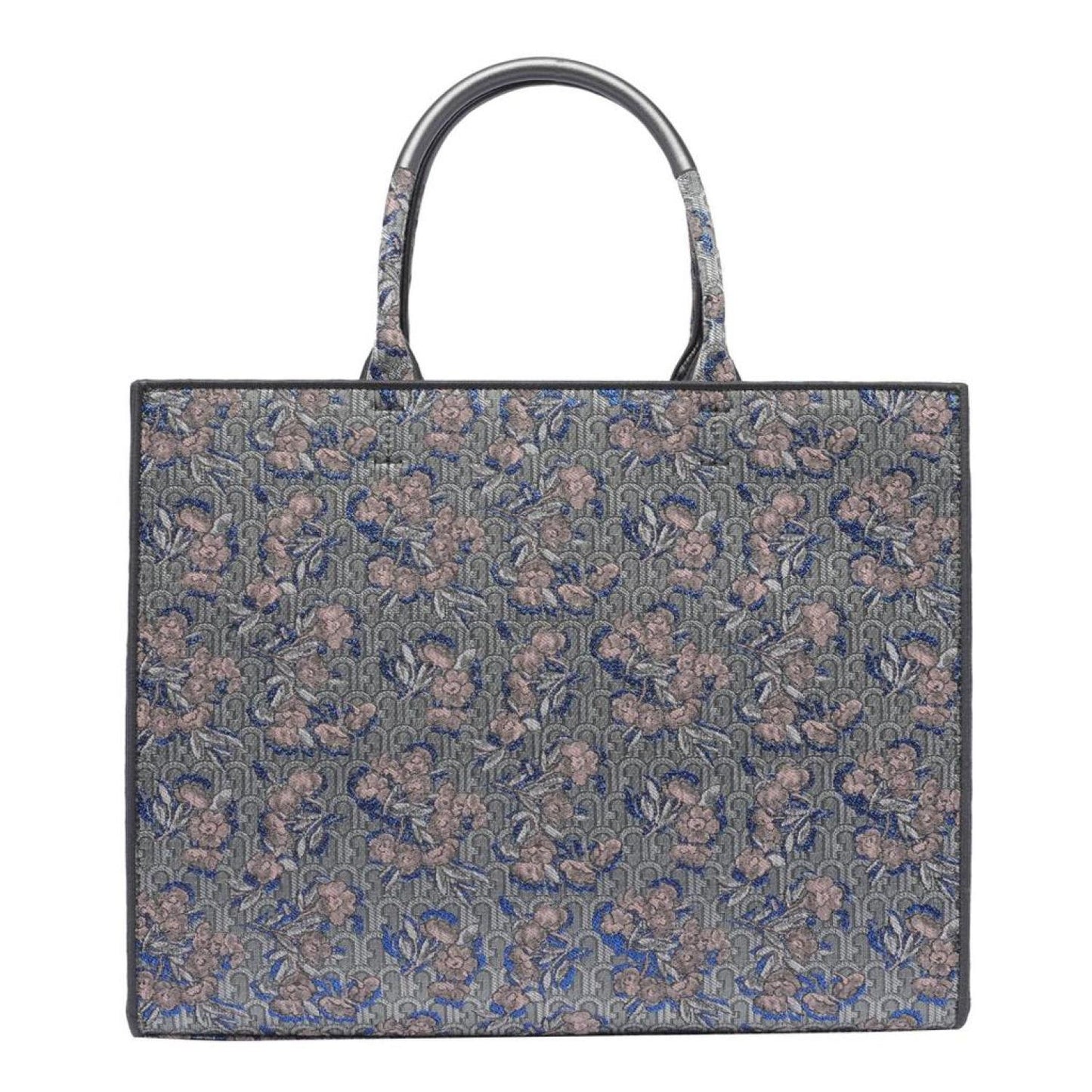 Furla Floral Jacquard Tote Bag