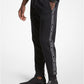 Logo Print Cotton Blend Joggers