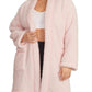 kate spade new york Women's Sherpa Fleece Woven Robe