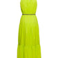 Michael Michael Kors Ruched Detailed Halterneck Maxi Dress