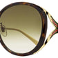 Gucci Women's  Sunglasses GG0226SK 003 Havana/Gold 60mm
