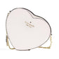 Kate Spade Love Shack  Rose Mini Leather Chain Heart Crossbody Women's Handbag