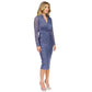Petite Printed Twist-Front Dress