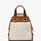 Rhea Mini Color-Block Logo Backpack