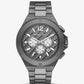Oversized Lennox Gunmetal Watch