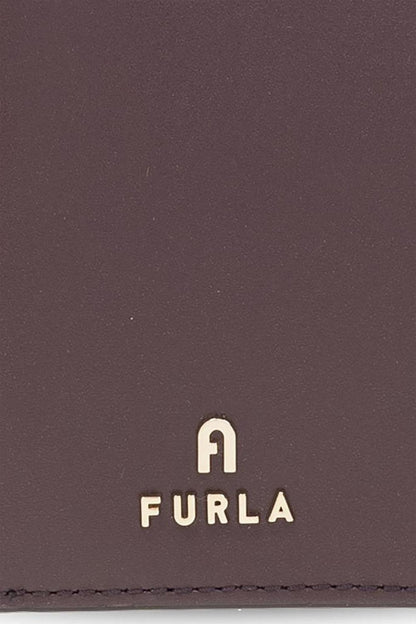 Furla Camelia Logo-Lettering Bi-Fold Wallet