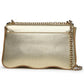Furla Logo Embellished Foldover Top Shoulder Bag