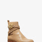 Rory Faux Leather and Logo Ankle Boot