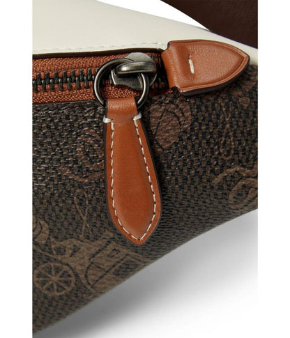 Charter Belt Bag 7 in Large Horse and Carriage Coated Canvas