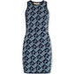 Michael Michael Kors Logo Jacquard Sleeveless Mini Dress