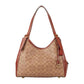 Coated Canvas Signature Lori Shoulder Bag