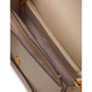 Morgan Color-Blocked Saffiano Leather Flap Chain Wallet