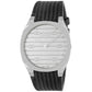 Women's Swiss 25H Black Leather Strap Watch 38mm
