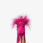 Whitby Feather Trim Suede Ankle Boot