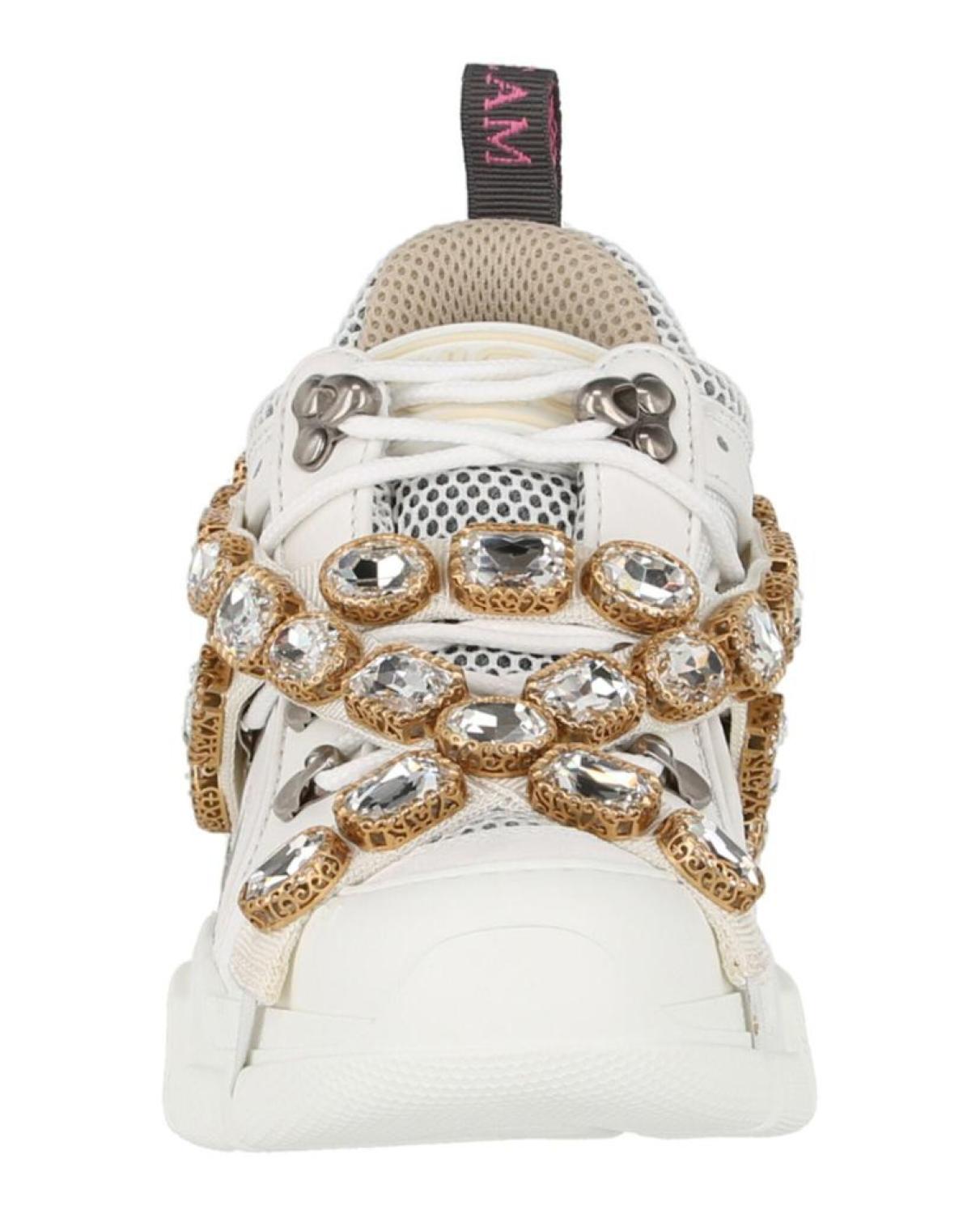 Men's flashtrek leather sneaker on sale with crystals
