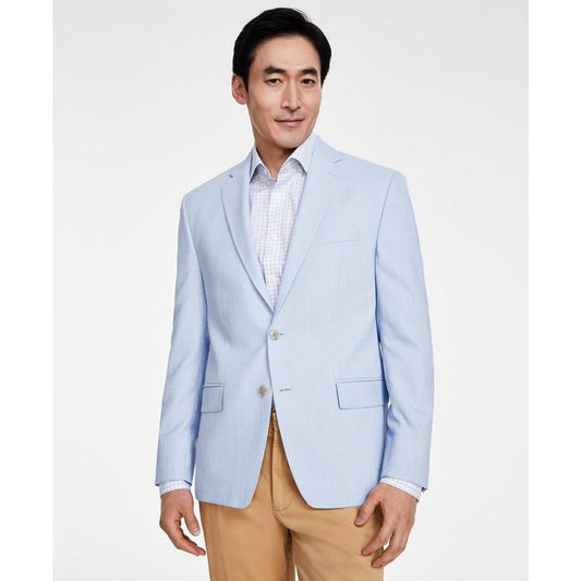 Men's Classic-Fit Herringbone Sport Coat