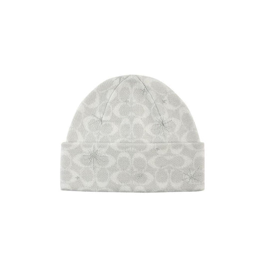 Women's Signature Logo Shimmer Star Print Beanie