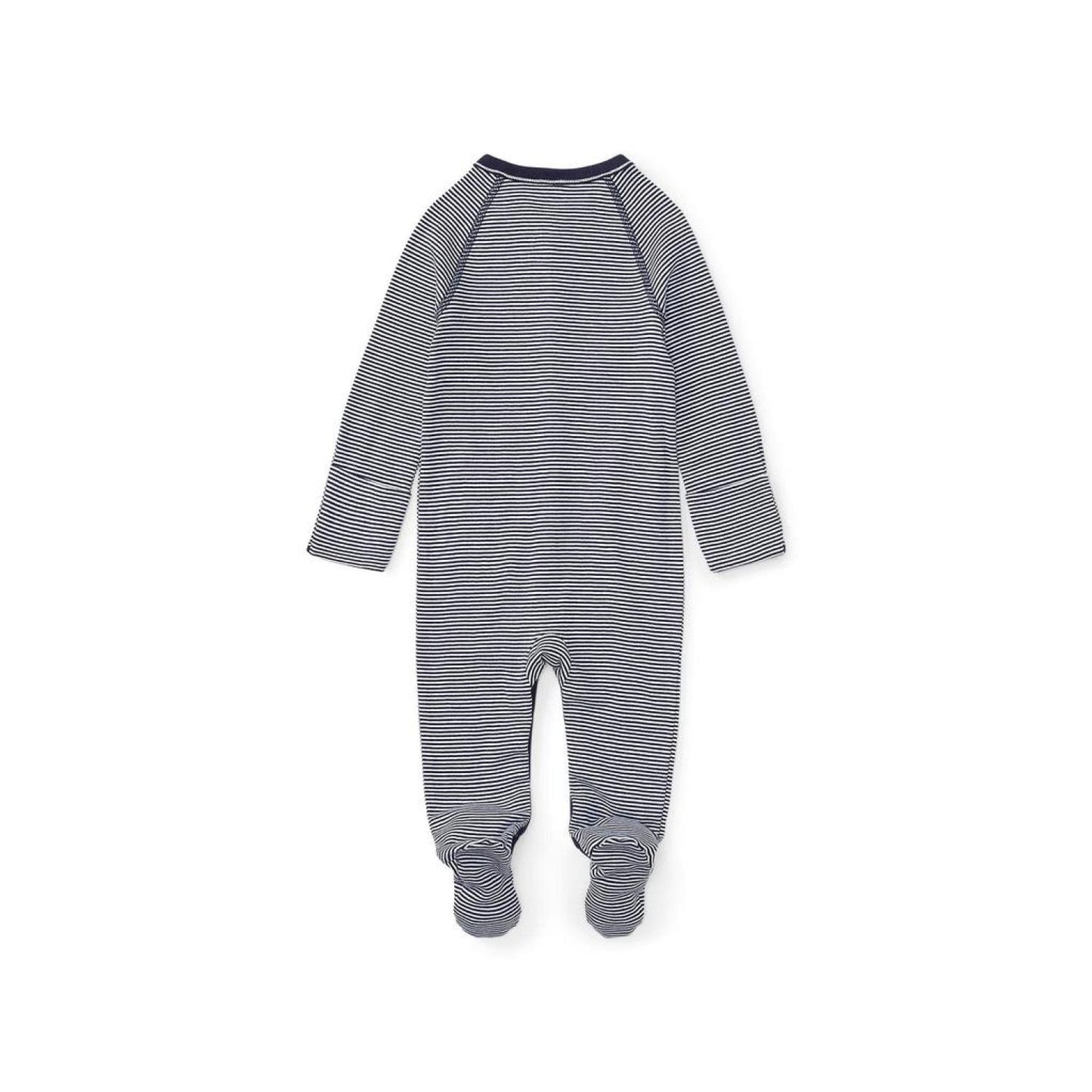 Striped Cotton Jersey Coverall (Infant)