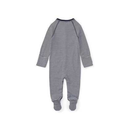 Striped Cotton Jersey Coverall (Infant)