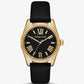 Lexington Gold-Tone and Leather Watch