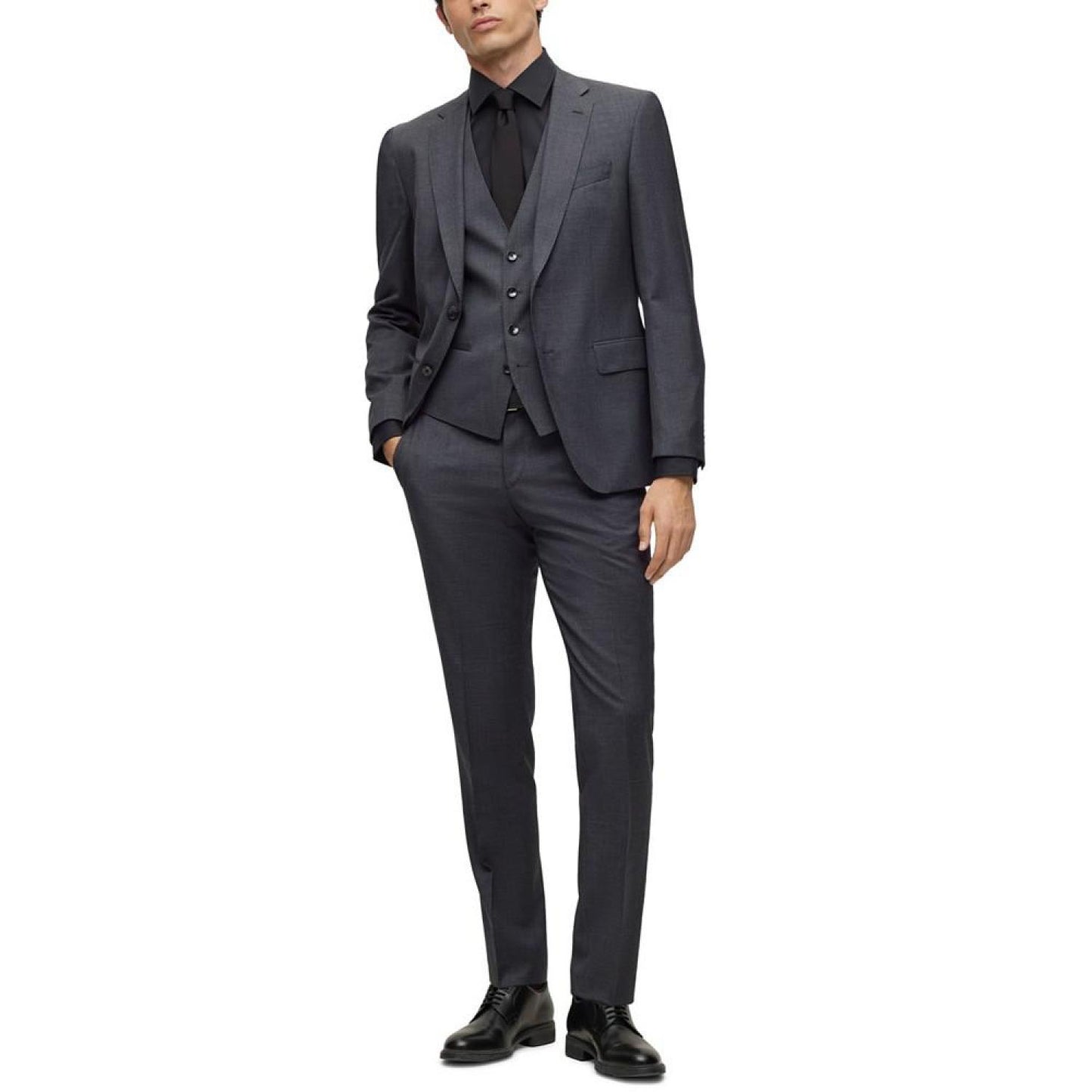 Men's Slim-Fit Houndstooth Suit