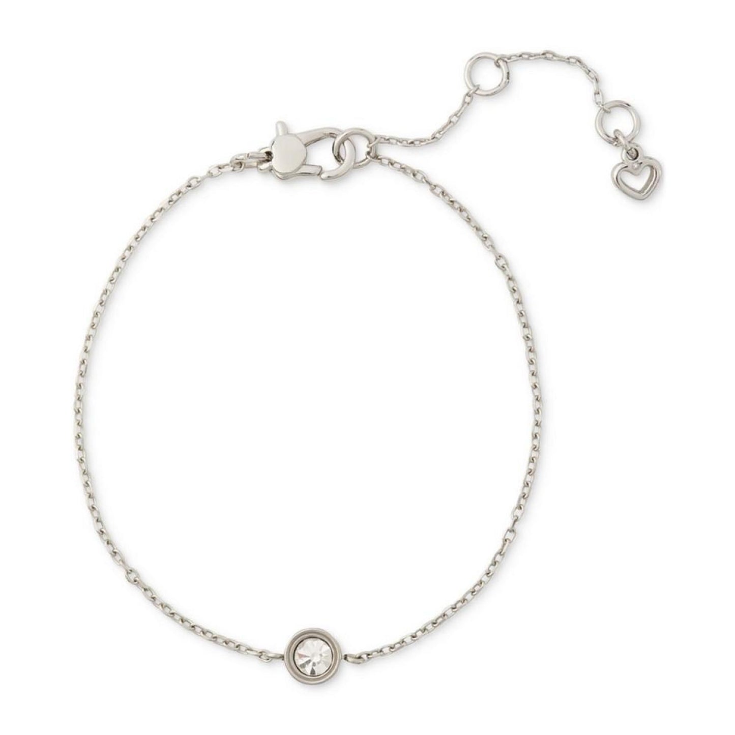 Gold-Tone Solitaire Imitation Pearl Link Bracelet