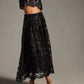 Sheer Embroidered Sequin Tank Top In Black