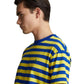 Short Sleeve Striped Crew Neck T-Shirt