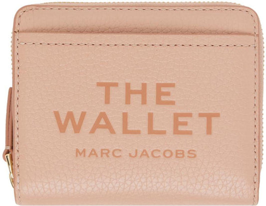 Pink 'The Leather Mini Compact' Wallet