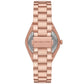 Women's Lennox Quartz Three-Hand Rose Gold-Tone Stainless Steel Watch 37mm