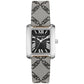 Women's Emery Quartz Three-Hand Black Empire Jacquard Watch 33mm
