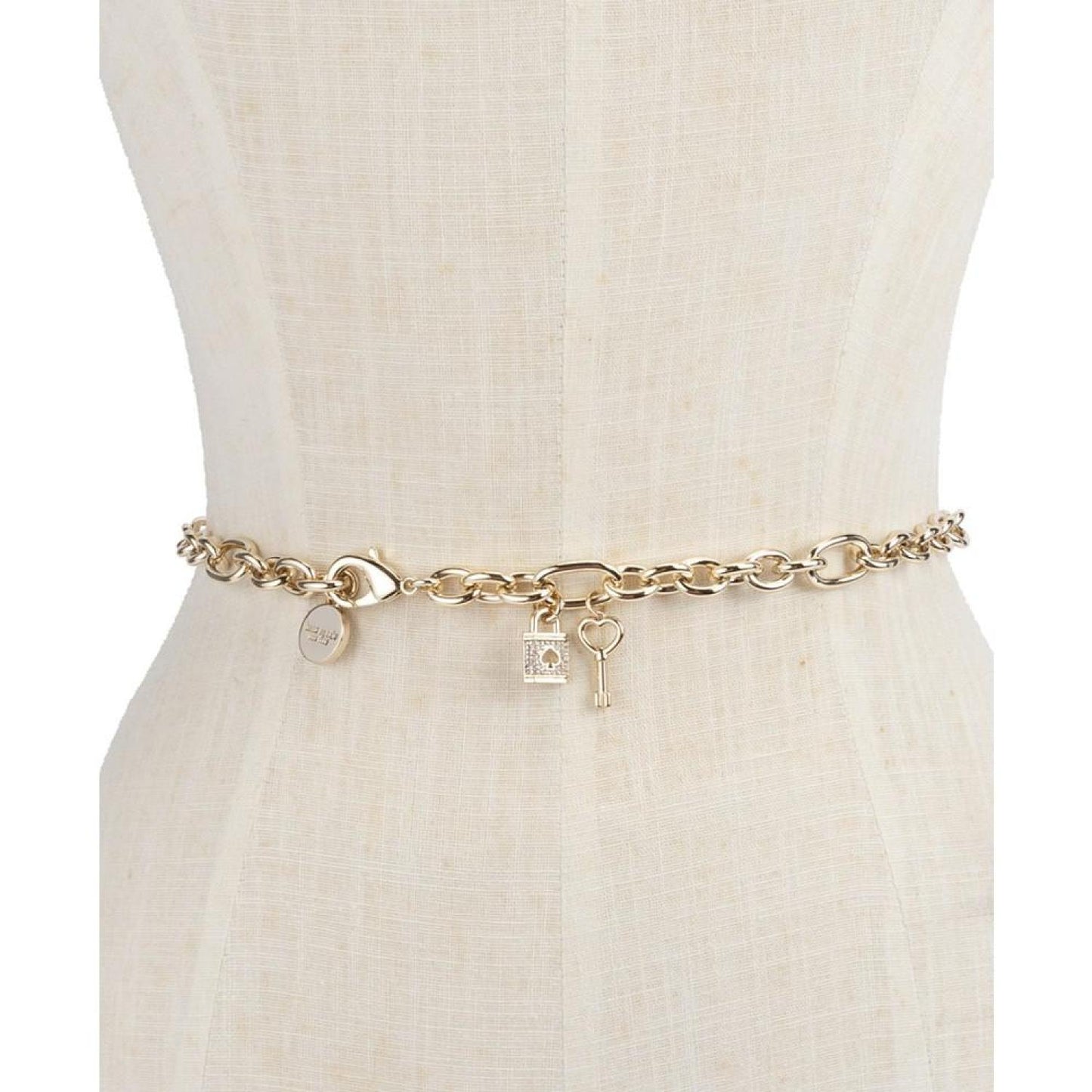 Women's Lock & Key Chain Belt