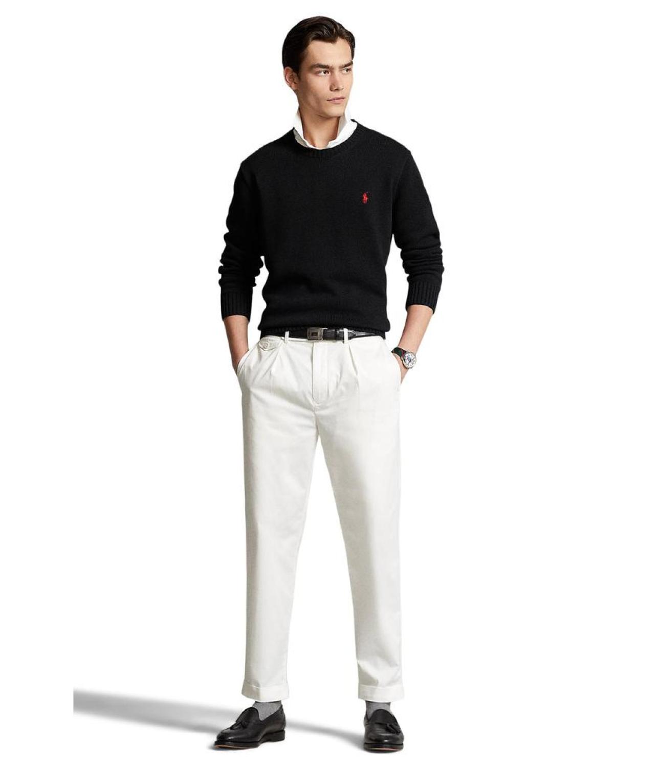 Cotton Crew Neck Sweater