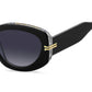 Safilo Rectangle Sunglasses, 56mm