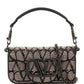 Valentino garavani 'locò' small shoulder bag with toile iconographe embroidery