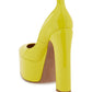 Valentino garavani tan-go patent leather platform pump