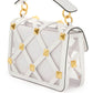 Valentino garavani roman stud handbag with additional chain