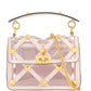 Valentino garavani roman stud handbag with additional chain