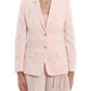 Adele Cotton Blazer In Pink