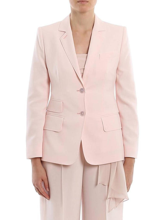 Adele Cotton Blazer In Pink