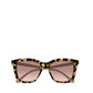 Rectangle Sunglass In Havana