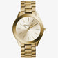 Slim Runway Gold-Tone Stainless Steel Watch