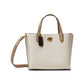 Color-Block Leather Willow Tote 24