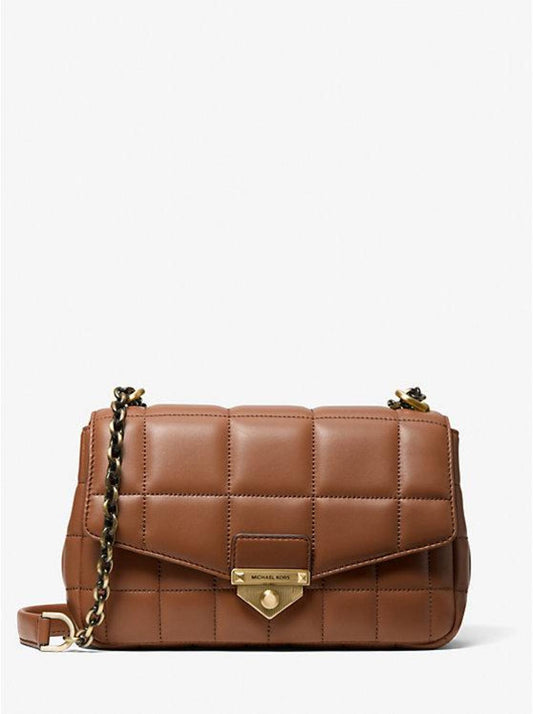 SoHo Large Quilted Leather Shoulder Bag