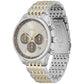 Men's Gregor Quartz Chronograph Stainless Steel and Ionic Gold-Tone Plated Steel Watch 45mm