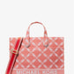 Gigi Large Empire Logo Jacquard Tote Bag