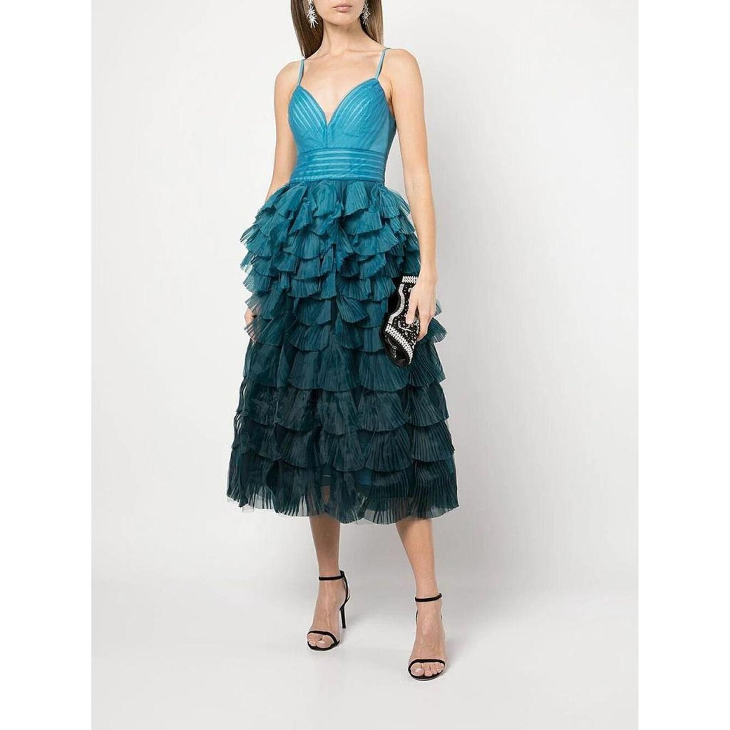 Tiered Ruffle Gown